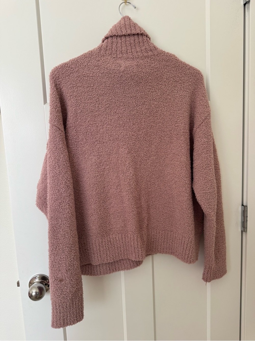 UGG Plush Turtleneck Sweater in Dusty Mauve - Picture 3 of 6